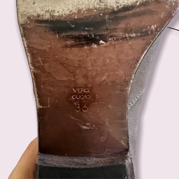 FREE W/BUNDLE❗️Jean-Michel Cazabat Women's Wilma Boots Fango work gray leather - Picture 7 of 8